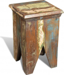 vidaXL Taastatud kodum&ouml;&ouml;bel Vintage puidust l&uuml;hike tool Taboret Mitmev&auml;rviline tool Taboret Mitmev&auml;rviline