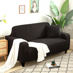 Stretch-Sofabezug-Set Aus Jacquard Mit Kissenbezug Und Anti-Rutsch-Sch&auml;umen, Passender M&ouml;belschutz(M,2 Seater 145-185cm)