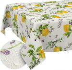 Kangast laudlina pestav laudlina laudlina Puuvillane pol&uuml;ester Lemon 220 x 140 cm siseruumides / v&auml;ljas laudlina