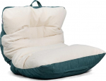 Big Joe Roma Bean Bag Chair Kaer Sherpa ja Sage Vegan Suede Soft Polyester 3ft