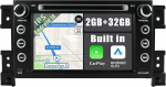 【2+64G】Android 15 autoraadio sobib Suzuki Grand Vitara 2005-2013 GPS 2 DIN koos Carplay / Android Car / Mirror Link / Juhtratta juhtimine / 4G / Wi-Fi / Bluetooth 5.0 / tagurduskaamera