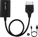 TNP originaal Xbox HDMI adapter, HDMI kaabel Xbox One konverteri &uuml;henduskaabli pistik&uuml;hendus, mis &uuml;hildub originaal Xbox konsooliga HD telerite, monitoride ja projektoritega