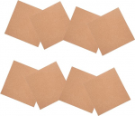 STOBOK 8 korgist tahvli kuubiku n&auml;idikuga Pin Board Memo teadetetahvli kontori Pin Board korgist tahvli ruutu korgist teadetetahvli seinale korgist tahvlile Khaki v&auml;rvi