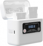 VILTROX LP-E6 / LP-E6N kaamera akulaadija ja energiapank 5500mAh 30W USB-C kahesuunaline kiirlaadimine &uuml;hilduv Canon kaamera EOS 5D Mark II III IV 6D/7D Mark II 80D/90D R3 R5 R6 R6 RP jaoks