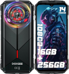 DOOGEE S Punk(2024) V&auml;litingimustes kasutatav mobiiltelefon Android 14, 126 dB k&otilde;lar, 16 GB + 256 GB v&auml;litingimustes kasutatav nutitelefon ilma lepinguta, 10800 mAh/33 W, 6,58-tolline FHD+ ehitusplatsil kasutatav mobiiltelefon, IP68