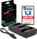 PATONA NP-W126s NP-W126 - PD Performance akulaadija (1000mA) USB-C Mini Dual LCD - PD/QC Enabled (161957) - X-M5 X100VI X-S10 X-T20 X-T30 II X-T5 X-T50 jne.