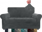 CHELZEN Velvet Diivan Covers 2-Seater paks Stretch Diivan Covers koertele lemmikloomadele Non-Slip Love Seat Diivan Slipcover Washable m&ouml;&ouml;bli kaitse elutuba (2 Seater, Hall)