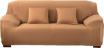 Elastne pehme diivanikate Slipcover All-Inclusive Non-Slip Stretch Spandex tugitooli kate Classic Plain Non-Slip diivanikate 1 2 3 4 istekohale Camel 2 istekohale 145-185 cm