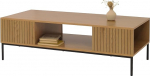 Mendler HWC-O39 Kohvilaud Diivanilaud K&otilde;rvallaud Riiul Melamiin MDF 39 x 120 x 60 cm Looduslik