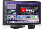 A7 7-tolline QLED Android Autoradio 2 DIN integreeritud 4G LTE, traadita CarPlay & Android Car, DSP/Optiline v&auml;ljund/4V Pre-Out, AI DriveChat, WiFi/USB Tethering, sisaldab OBD2 skannerit, S8 Gen4