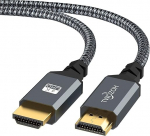 Twozoh 4K HDMI HDMI-kaabel, 7,5 m, kiire, toetab 60 Hz, 18 Gbps, punutud, HDMI 2.0, &uuml;hildub PS5, PS3, PS4, PC, projektorite, 4K UHD TV/HDTV, Xbox seadmetega