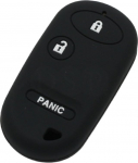 Fassport Cover Skin Jacket Fit for Honda 2 + 1 Button Remote Key Fob CV2208, must