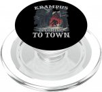 Krampus T | Schauriger Weihnachtsmann | Krampus Maske Bartl PopSockets PopGrip f&uuml;r MagSafe