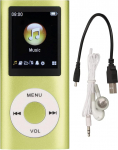 MP3-m&auml;ngija, muusikam&auml;ngija 1,8-tollise LCD-ekraaniga, USB-port, &otilde;huke klassikaline digitaalne helisalvesti FM-raadioga, toetab kuni 64 GB (roheline)