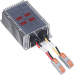 Fafeicy Solar Battery Charge Controller, MPPT Boost Voltage Adjustable Waterproof Solar Charge Controller with LED Display, Efficiency &ge;95%, Noise <55dB (300W)