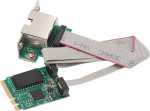 M.2 A+E Key 2.5G Ethernet adapter RJ45 Gigabit Ethernet v&otilde;rgukaart RTL8125B 7/8/8.1/10 Server 2008/2012/2016 jaoks Linuxi jaoks.