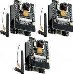 ESP32 CAM WiFi Bluetooth Board, ESP32 CAM MB arendusplaat ESP32 Dual-Core koos kaamera 2640 + 2.4 G antennidega IPEX, Micro USB, pesa TF-kaardile, &uuml;hildub Arduino, 3 tk.