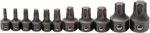 GearWrench 81560 11 tk. Metriline torx-kruvikeeramisv&otilde;tme komplekt, must