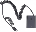 FOTGA USB-C Type-C ja dekodeeritud NP-FZ100 Dummy aku toiteallika vedrukaabel Sony A9 A9II A7III A7RIII A7SIII A7R3 A7R4 A7IV A6600 A7C A1 kaamerale