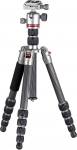 JUSINO Carbon Tripod Lightweight Compact Monopod Function up to 130.5 cm 5 kg + Ball Head