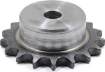Roller Chain Sprocket, 06B Chain Drive Wheel 45 Steel 9-24 Teeth Tooth Pitch 9.525 mm Bore 8-14 mm (17 Teeth(Bore 12 mm)