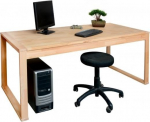 7150 - Solid Desk/Dining Table 180 x 80 cm Solid Beech Heartwood (s&uuml;damepuu)