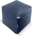 HAPPERS Navy Square Bean Bag koos t&auml;idisega