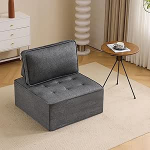 HAUSPROFI &uuml;hekohaline diivan, modulaarne pilves diivan, puhkepadi, ei vaja kokkupanekut, elutoa tugitool, Lounge diivan elutuppa, diivan magamistuppa, k&uuml;lalistetuppa (Hall)