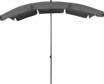 greemotion Parasol Garden Umbrella - Sunshade Rectangular Canopy Dark-Grey, Anthracite - UV-Protection for Outdoor-Table, Patio, Garden or Yard