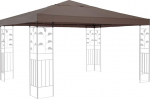 QUICK STAR Replacement Roof for Rank Gazebo 3 x 3 m Taupe Replacement Cover Gazebo Roof