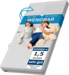 Bellabino Twist lastematt 120 x 200 cm - lastevoodi madratsi k&otilde;vadus H1/H2 - kvaliteetne 7-tsooniline k&uuml;lma vahuga madrats - noorte madrats 15 cm k&otilde;rge - pestava kattega, allergikutele m&otilde;eldud