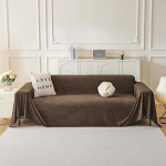 MYSKY HOME Diivanikate, kraapimiskaitse, diivanikass - diivanikate 3-kohaline, diivanikate, pestav, mitmek&uuml;lgne diivanikaitse, viskekatted diivanile kaitsekate, diivanikate, 180 x 300 cm, pruun