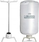 DriBUDDi kompaktne elektriline trummelkuivati - kaasaskantav 850W kuivati 10kg mahutavusega, kortsuvaba ja &otilde;rnalt kuivatav, energias&auml;&auml;stlik, uus disain 30% t&otilde;husam.