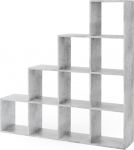 Vicco tasandiline riiul, 10-kohaline, ruumijaotur, astmeline riiul, raamaturiiul, arhiveerimisalus, riiulit&otilde;stuk (must)