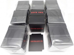 docsmagic.de 8 x Deck Box Big (100+) Black + Card Divider - Card Box Black - PKM - YGO - MTG