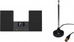 Kenwood M-525DAB - Micro HiFi s&uuml;steem CD, USB ja Oehlbachi raadio Rod DAB+ antenniga | Raadioantenn DAB+ ja FM/FM vastuv&otilde;tuks