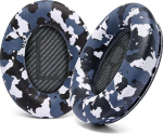 WC Wicked Cushions asendusk&otilde;rvapadjad, mis &uuml;hilduvad Bose QuietComfort 35 (QC35) ja QuietComfort 35ii (QC35ii) k&otilde;rvaklappidega ja muuga - Parem mugavus ja vastupidavus | Snow Camo