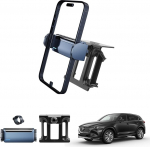 Coleya auto mobiiltelefoni hoidik, mis &uuml;hildub Mazda CX-5 2017-2024, Mazda CX 5 elektriline mobiiltelefoni hoidik, Mazda CX-5 tarvikud telefoni hoidik, 360&deg; p&ouml;&ouml;ramine, &uuml;hildub k&otilde;igi nutitelefonidega 4 - 7