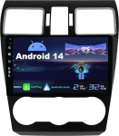 SXAUTO Android 14 IPS autoraadio Subaru Forester/XV/WRX (2015-2017) jaoks - Sisseehitatud CarPlay/Android auto - Tagurduskaamera tasuta - 2G + 32G - Rooljuhtimine DAB Fast Boot WiFi DSP - 2 DIN 9-tolline