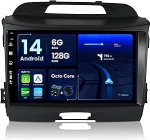 JOYX - [6G+128G] Android 14 autoraadio sobib Kia Sportage'ile (2010-2015) - Sisseehitatud DSP/Carplay/Android auto - kaamera MIC tasuta - 9-tolline 2 DIN - tugi SWC WiFi 4G DAB Fast-Boot 360 kaamera