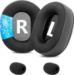 Turtle Beach Ear Force Stealth 700 450 420X 600 500P PX3 PX5 X12 Ear Force XO Seven Gaming Headphones Ice Silk Fabric Must asendamine Gel Cooling Ear Pads Compatible with Turtle Beach Ear Force Stealth 700 450 420X 600 500P PX3 PX5 X12 Ear Force XO Seven