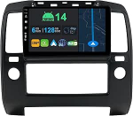 9-tolline Android 14 autoraadio koos satelliitnavigatsiooniga Nissan Navara 3 D40 (2004-2010) jaoks | Octa Core | 6GB 128GB | Sisseehitatud 4G LTE | CarPlay & Android Car | DSP | DAB | HDMI | Dual Band WiFi | Dual Band WiFi