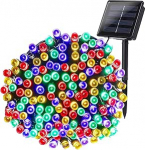 LUMI JARDIN V&auml;litingimustes kasutatavad valgustid, 100 LED, Mitmev&auml;rvilised, YOGY SOLAR RGB, 8,90 m, 8 režiimi, papp, hall, &uuml;ks suurus.