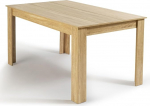 IDMarket - Georgia Rectangular Dining Table for 6 Seater Beech Replica 140 x 90 cm