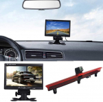 Tagurduskaamera Transport Star + 7-tolline TFT LCD-ekraaniga automonitor pidurituli auto katuse tagurduskaamera VW Transporter T5 Multivan Caravelle Business koos tagaluugi 3. piduritulega 2003-2015 aasta