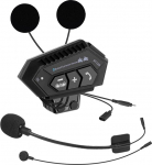 Mootorratta kiivri k&otilde;rvaklapid, BT12B / BT12S 5.0 + EDR mootorratta kiivri k&otilde;rvaklapid traadita Bluetooth ratsutamise k&otilde;rvaklapid k&auml;ed-vabad komplekt mikrofoniga 150M kahe inimese intercom k&otilde;rvaklapid (2000mAh)