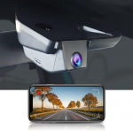 Fitcamx Dash Cam &uuml;hildub VW ID.3 2020-2024 & Seat Cupra Borniga, autokaamera WiFi UHD 2160P, &ouml;&ouml;n&auml;gemine, OEM Volkswageni tarvikud, G-sensor, Loop salvestamine, WDR Dashcam 4K, Plug & Play, 64 GB