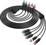 MEIRIYFA 5RCA mees-naine audio-videokaabel, YPbPr komponent-video pikendus komponentkaabel DVD m&auml;ngija, videomagnetofon, videokaamera, HDMI ristmik, digiboks (1.8M)