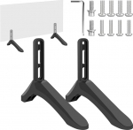 TV Stand asendamine Universaalne plastist jalad koos kruvidega laua peal TV Stand tugijalad enamiku 32"-65" LCD/LED/Plasma lameekraaniga telerite jaoks, mis &uuml;hilduvad TCL, Sony, Xiaomi'ga
