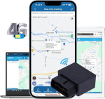 TKMARS GPS Tracker 4G OBD2 Connector auto, s&otilde;idukite, veoautode, vargusevastase online &uuml;lemaailmse mitu h&auml;ire režiimi reaalajas j&auml;lgimine tasuta App ilma tellimuseta